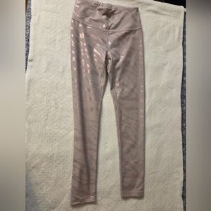 CALIA by Carrie Underwood Shimmering Beige LEGGINGS size XS